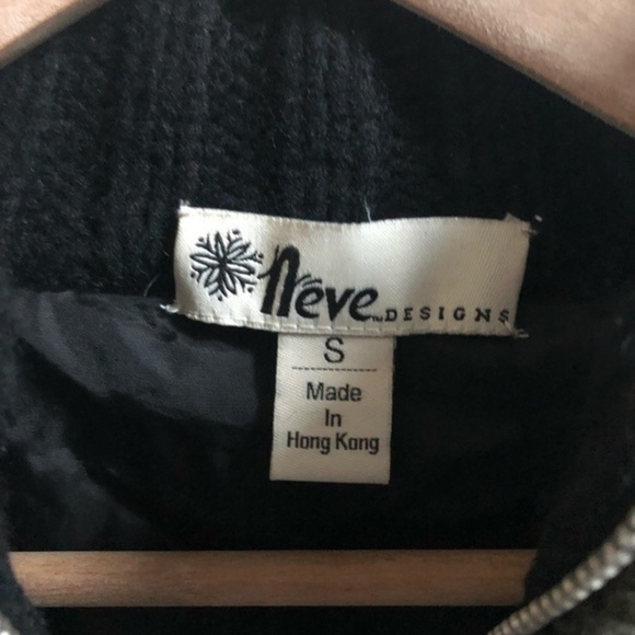 Neve Designs Chunky Wool Full Zip Lined Sweater - Picture 7 of 8